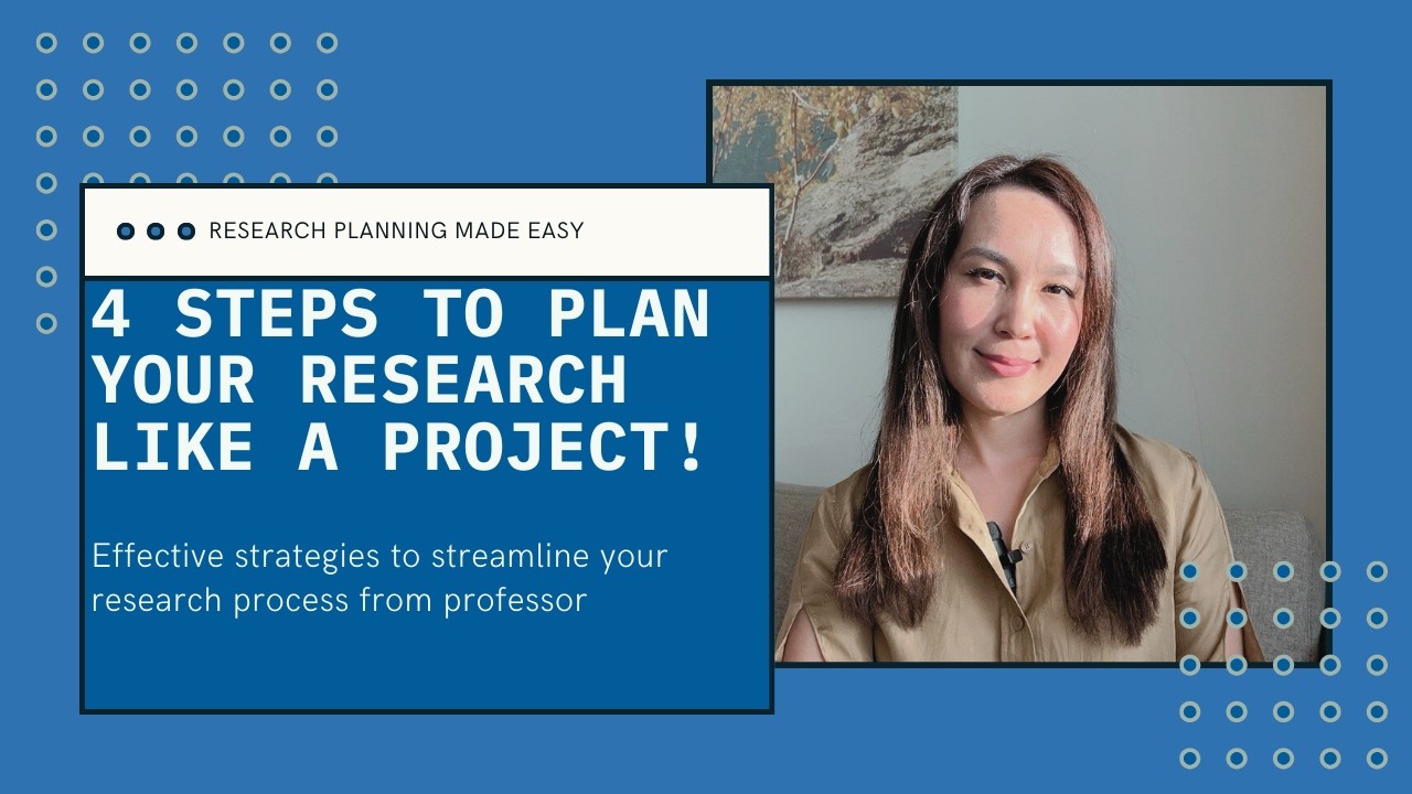 How to Plan your Research with 4 steps! - YouTube