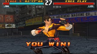 Tekken 3 - JIN Story [PS1] 1080p HD
