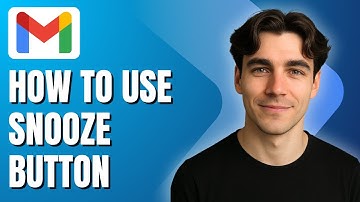 How to Use Snooze Button in Gmail (Tutorial 2025)