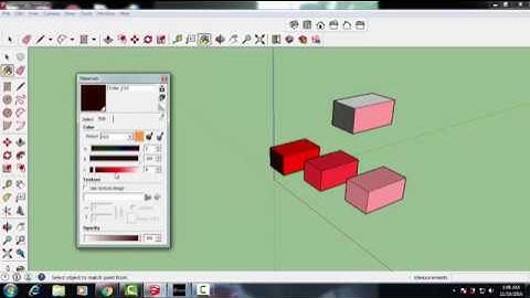 Google Sketchup Bangla Tutorial- Paint Bucket tool