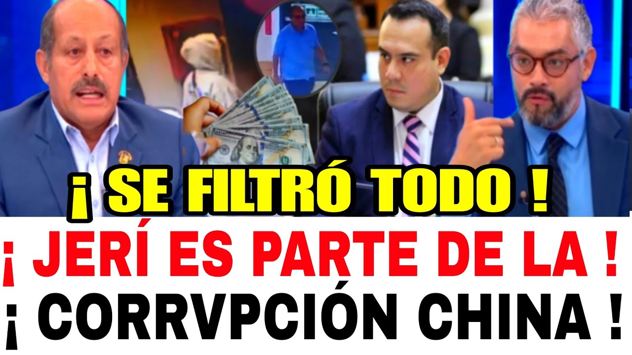 GRAVE DENUNCIA CONGRESISTA HECTOR VALER AFIRMA QUE JOSE JERI ES PARTE  DE UN ENGRANAJE DE CORRVPCIÓN