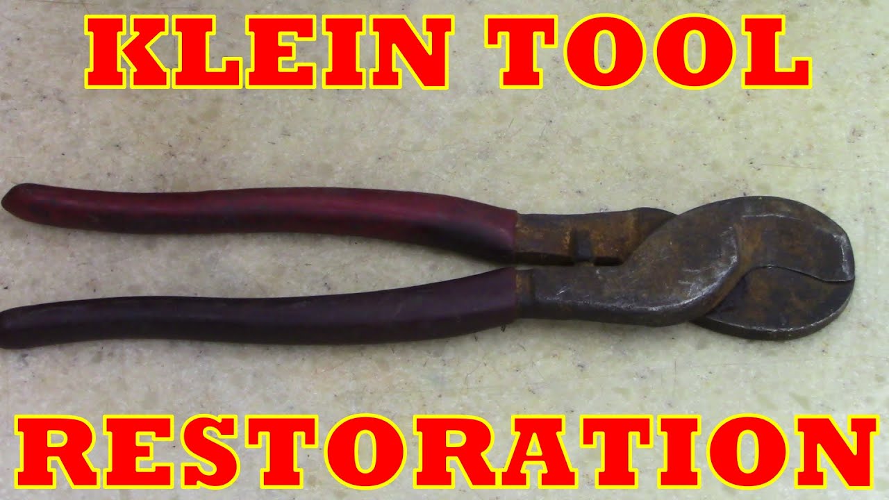 Klein cable cutters restoration!!! YouTube