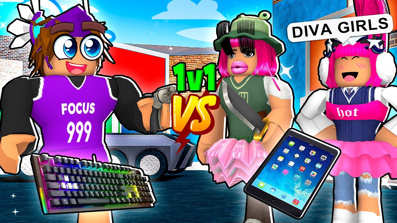 1V1ING THE BEST MOBILE DIVAS in MM2.. (crash out)