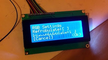 ScreenUi LCD User Interface Library Demo