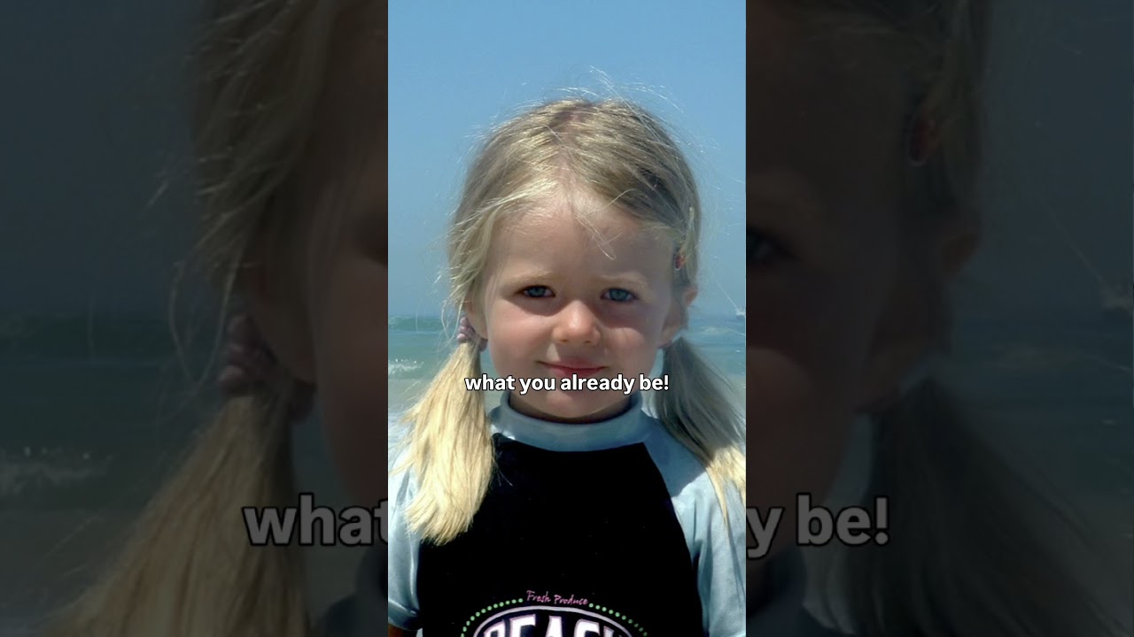 Her Childhood vs. Her Now! #beyourself #growup #confidence #motivation #sportsgirl #surfgirl