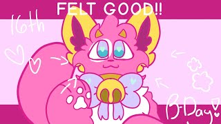FELT GOOD💫🐱🐲!! birthday gift for @BellDragN 💜💜
