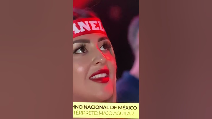 Majo Aguilar cantando el himno nacional en pelea de canelo 03 de Mayo de 2025
