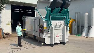 RNKJ Bucket Ground Waste Compression Machinery Equipment with Diversified Functions Trash Compactor