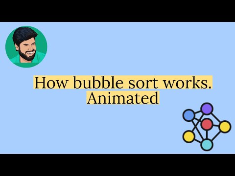 How bubble sort algorithm work? Learn with animated example