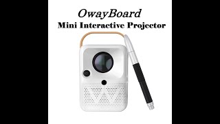 Owayboard mini interactive projector H8 supports both android and windows OS
