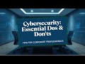 Don’t Get Hacked! Cybersecurity Tips Every Professional Must Know #cybersecurity #cybersecuritytips