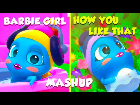 Barbie Girl' x 'How You Like That' 💕 @BLACKPINK | Official Mashup for families by The Moonies