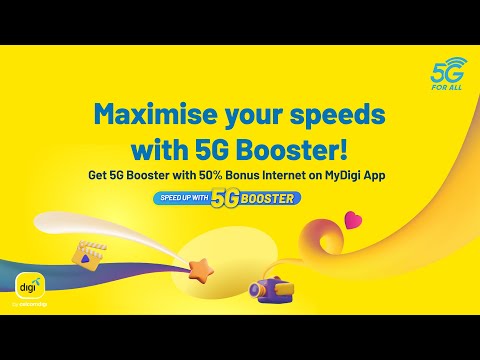 Maximise your Internet speed with 5G Booster! - video from CelcomDigi