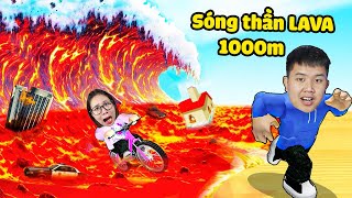 Sống sót Thoát khỏi sóng thần Lava Cao 1000m nhận 1 Tỷ! bqThanh và Ốc Ai Chiến Thắng ??