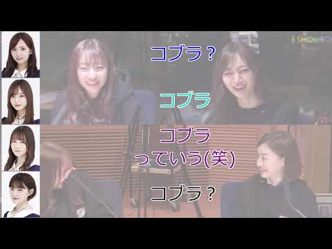 田村真佑「コブラっていう」【新内眞衣が生放送・乃木坂46のANN#045】【文字起こし】