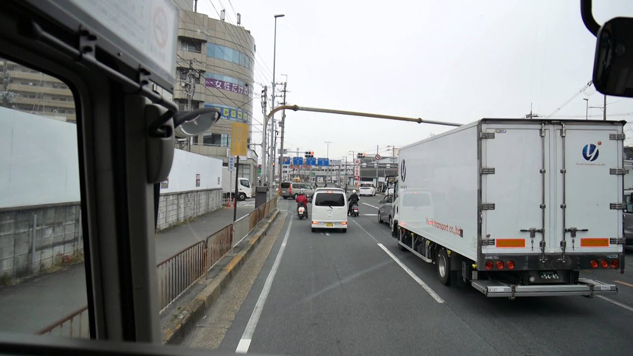 【前面展望】枚方市駅～大日駅～南茨木駅～徳島駅【京阪バス・あわひらかた号（2016年3月休止）】