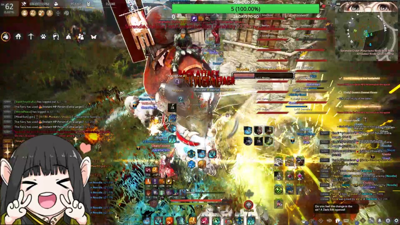 Black Desert Online Shai Awakening/Talent Node War TooT war YouTube