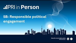 5B: Responsible political engagement