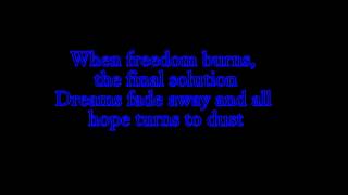 Sabaton The final Solution with lyrics