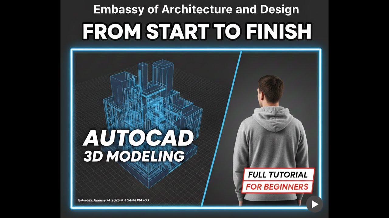 AutoCAD for Beginners Start from Zero – Complete First Tutorial - YouTube