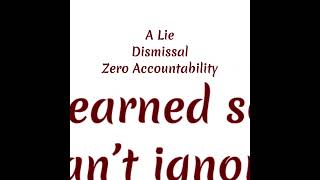 When There's No Accountability, Who's Next? #patientsafety #patientrights #reformtortreform