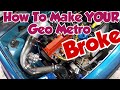 How To Make YOUR Geo Metro FASTER: From Success to Failure: The Story of 1st Compound Boosted G10