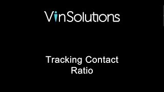 Tracking Contact Ratio in VinSolutions screenshot 2