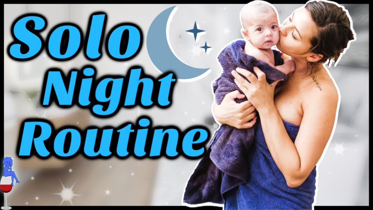 realistic-solo-mommy-night-time-routine-with-a-newborn-2-month-old