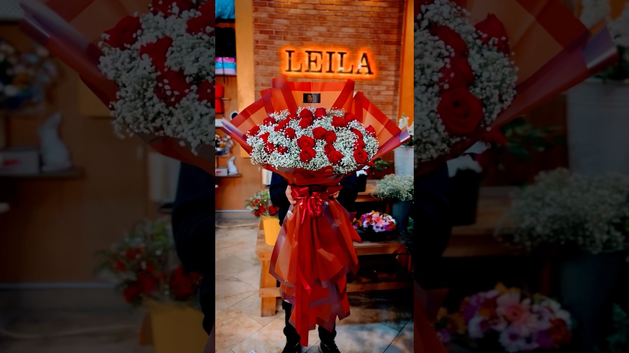 Roz ️💋🌹#flowers #roza #red #girl - YouTube