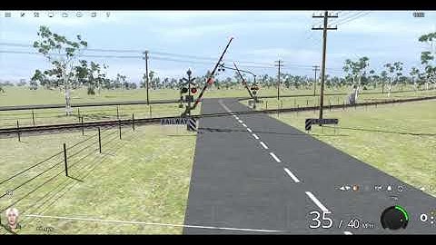 Trainz 2019 Frankston Flinders Road Baxter Level Crossing