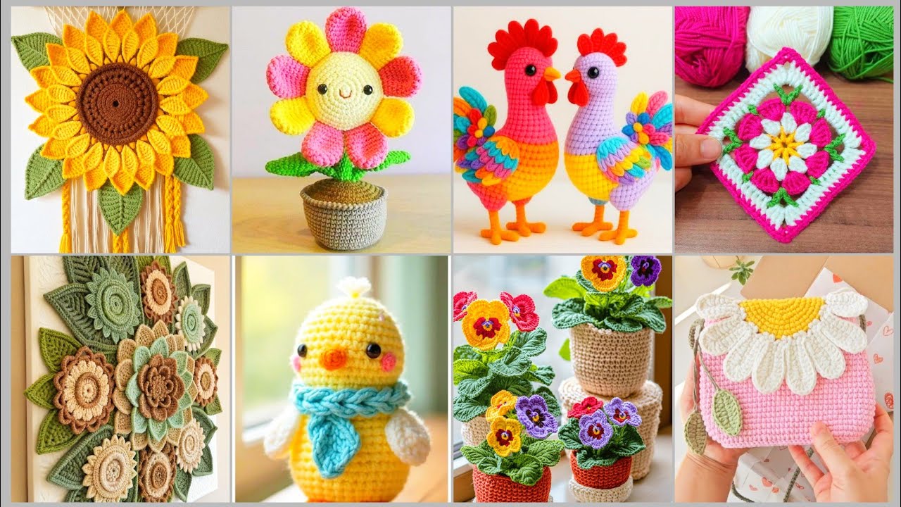Most Beautiful & attractive Crochet handmade items and Ideas #crochet #free crochet 