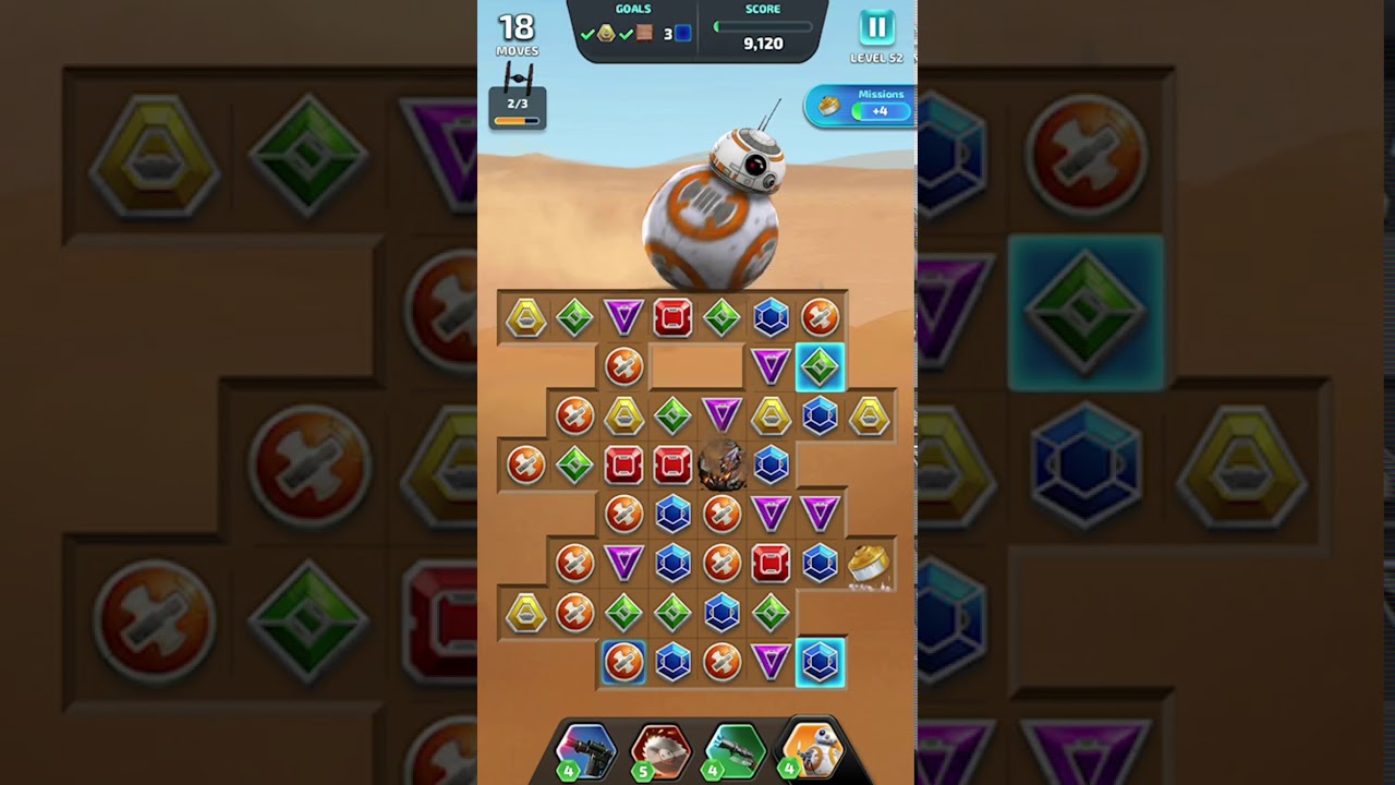 Star Wars: Puzzle Droids Level 52 Expert