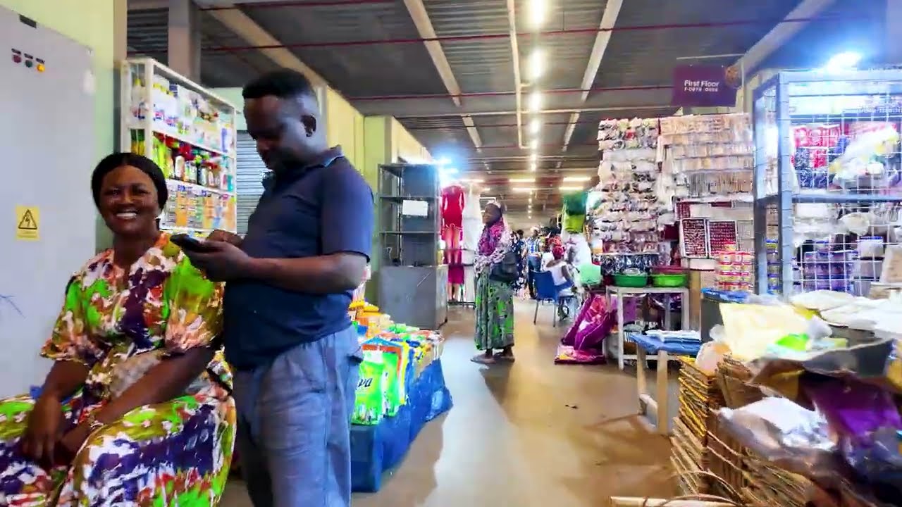 kumasi Big indoor Market Africa Ghana