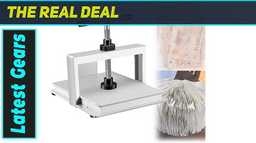 Bookbinding Press Machine: The Ultimate A3/A4 Flat Paper Press for Perfect Books!