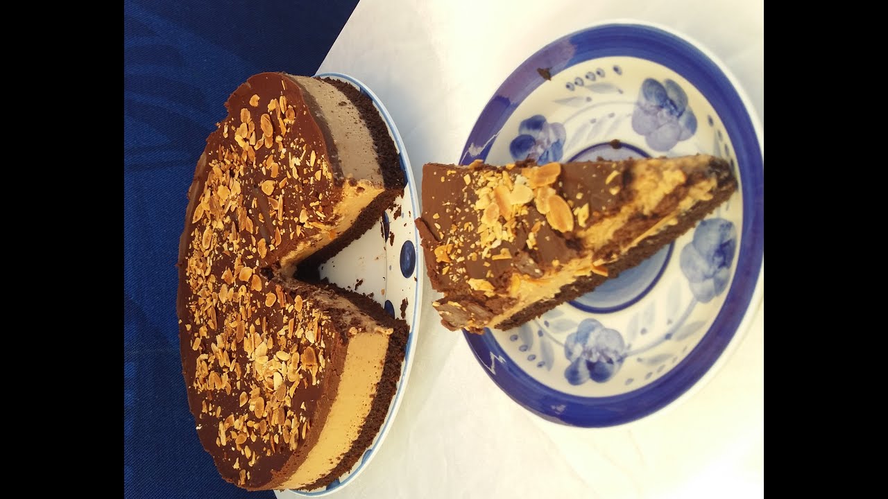 طريقة تحضير كيكة الطبقات | Gâteau trois couches:caramel et chocolat