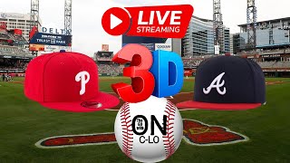🔴Atlanta Braves vs Philadelphia Phillies. Live MLB Baseball⚾. Live Play by Play. 3D Presentation