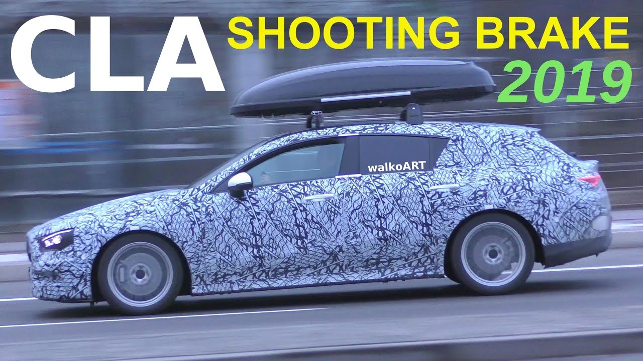 Mercedes Erlkönig CLA Shooting Brake II mit Dachbox X118 prototype