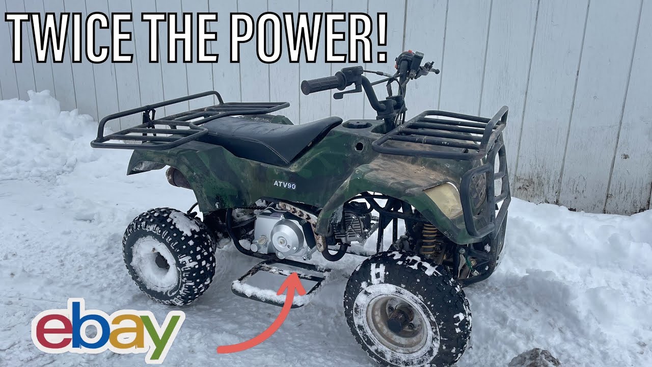 Engine Swapping My Mini Quad! (SCARY FAST)