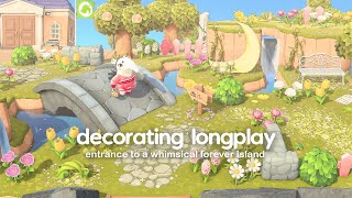 a fairycore entrance for my forever island ✨ animal crossing relaxing longplay (no commentary) pt. 2