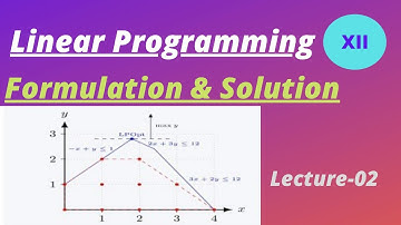 Linear Programming L2  ||  Class-12  || CHSE  || Exercise-3(a) Q. No. 1 to 8 ||