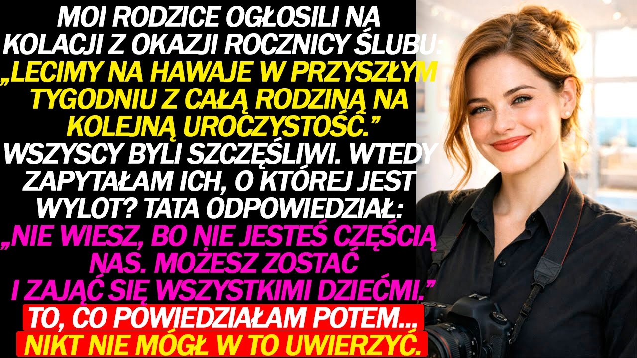 Moi rodzice upokorzyli mnie na swojej rocznicy ślubu — więc odeszłam na zawsze