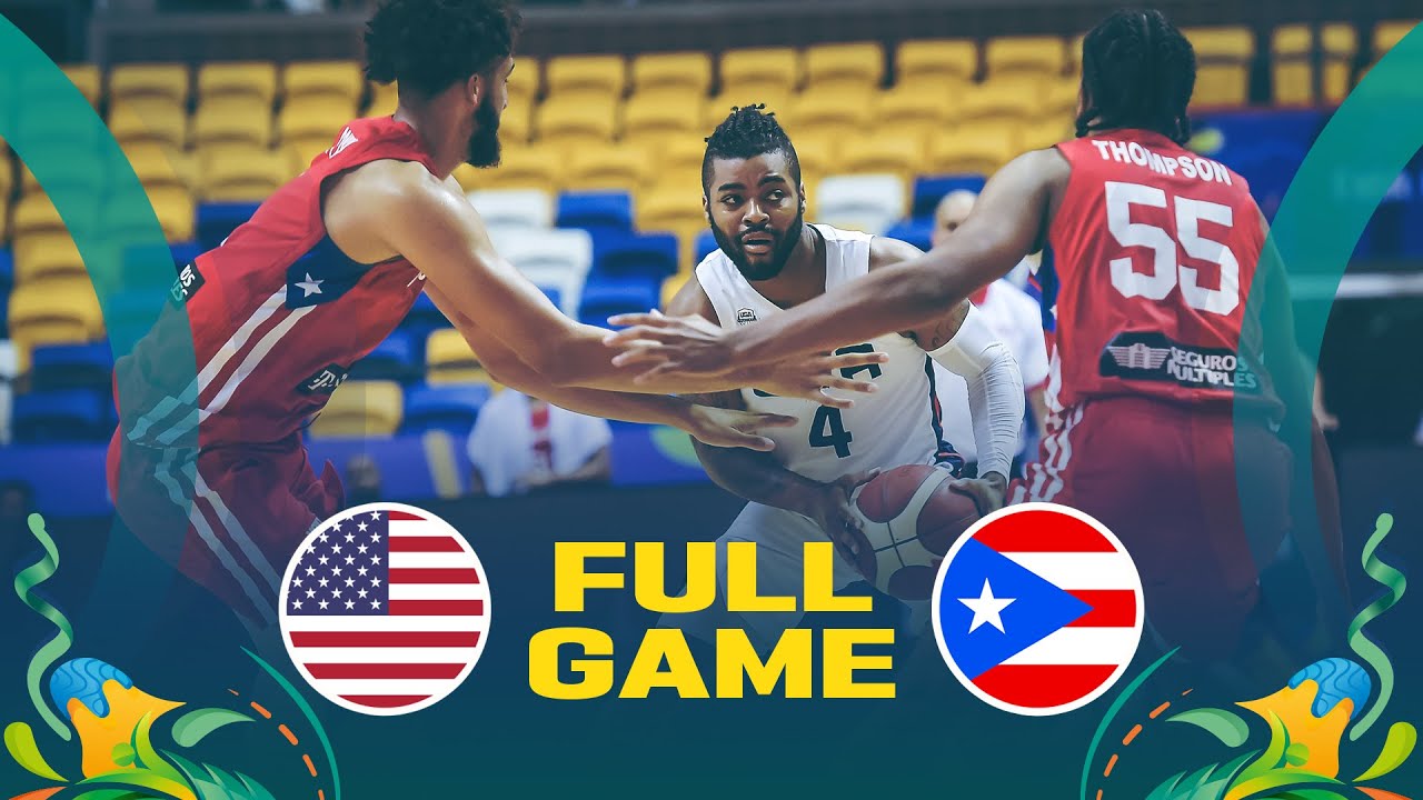 USA v Puerto Rico QUARTER-FINALS Basketball Full Game - FIBA AmeriCup 2022