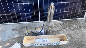 Bơm hỏa tiễn năng lượng Mặt Trời 550w chạy không cần điện lưới. Giá rẻ + dễ lắp ráp