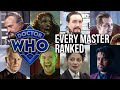 Every master from worst to best  doctor who ranking