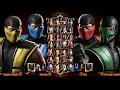 Mortal Kombat SCORPION REPTILE ERMAC SMOKE TREMOR MKX KLASSIC NINJA MK3 DLC skin MK9 & more Mod MKKE