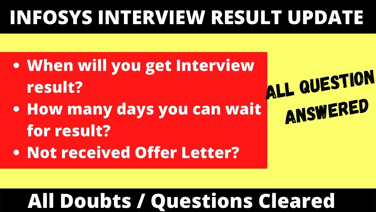 INFOSYS FEBRUARY 2022 INTERVIEW RESULT UPDATE |INFOSYS FEB 2022 OFFER ...