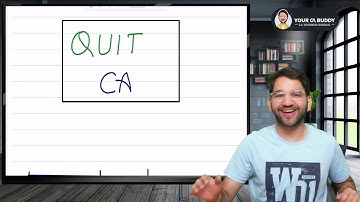Unable to clear your Exams? Quit CA? ICAI | CA Shubham Singhal | Your CA Buddy