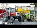 Steyr 8100 + Siloking Compact 10 - Merlo 26.6 • Feed ration mixing | Agrarvolution Praxis