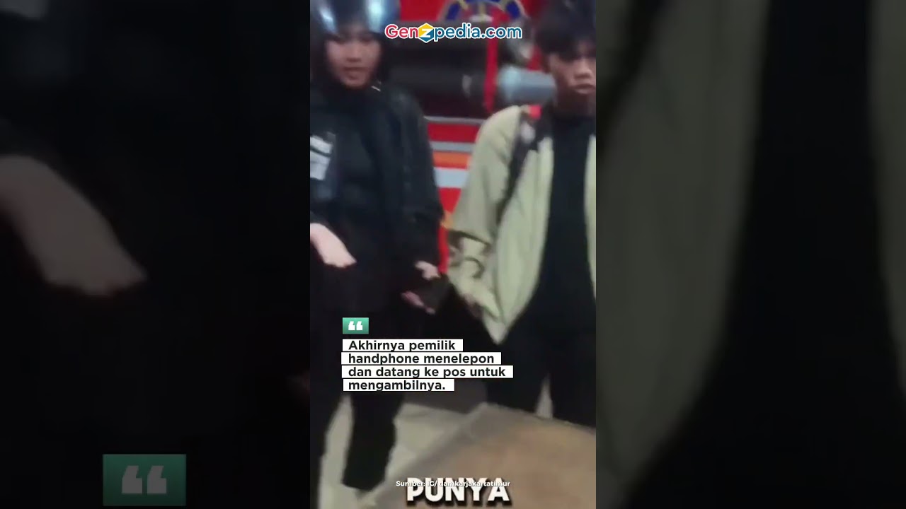 Temukan Hp Di Jalan, Dua Anak Ini Langsung Serahkan Ke Damkar. #viral #news #beritaterkini
