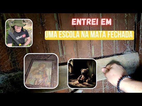 Encontrei uma escola em uma mata fechada.